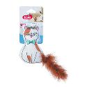 Hračka kočka CHATOUILLE Kočka s věnečkem Zolux