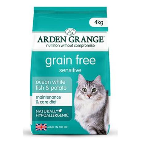Arden Grange GF Cat Adult Sen.Oc.White Fish&Potato 4kg