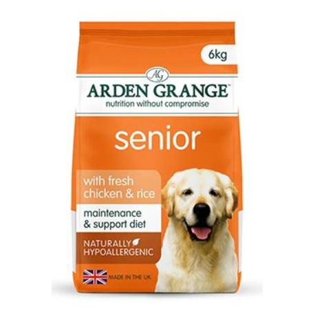 Arden Grange Dog Senior with fresh Chicken&Rice 6kg