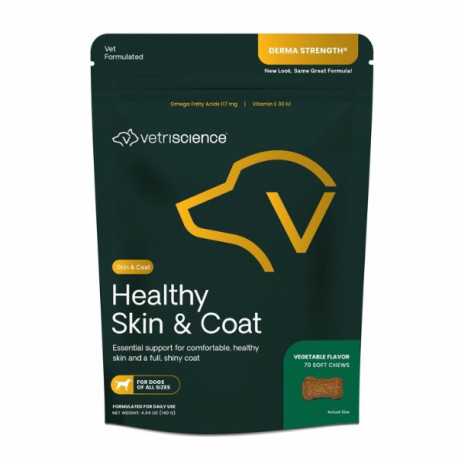 VetriScience Derma Strenght / Skin&Coat psi 70ks 140g