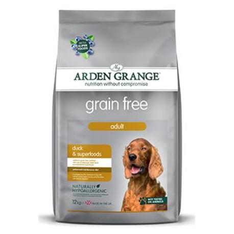 Arden Grange GF Dog Adult Duck&Superfoods 12kg