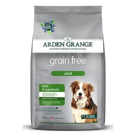 Arden Grange GF Dog Adult Lamb&Superfoods 12kg