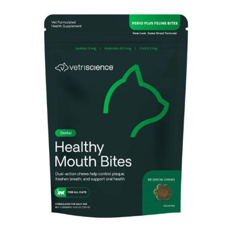 VetriScience Perio Plus Feline dent. kousky 60ks kočka