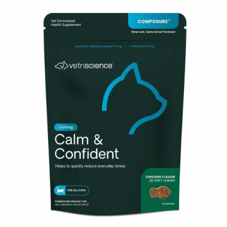 VetriScience Calm & Confident Composure na uklidnění kočky