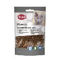 Pochoutka FLOWERS kuř.prsa a losos pro kočky 50g TR