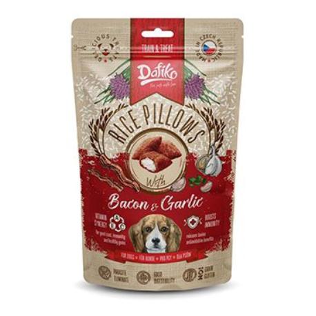 Dafíko plněné polštářky pro psy slanina/česnek 80g
