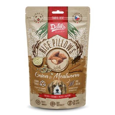 Dafíko plněné polštářky pro psy moučný červ/cibule 80g
