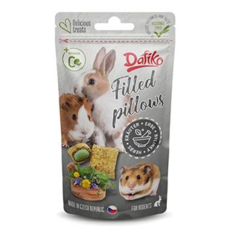 Dafíko plněné polštářky pro hlodavce bylinky 40g