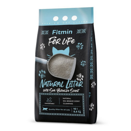 Fitmin Cat For Life natural litter with Sea Breeze 10l