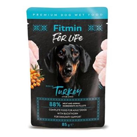 Fitmin For Life dog Krůtí s rakytníkem kapsa 85g