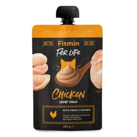Fitmin For Life cat Cream sauce kuřecí kapsa 100g
