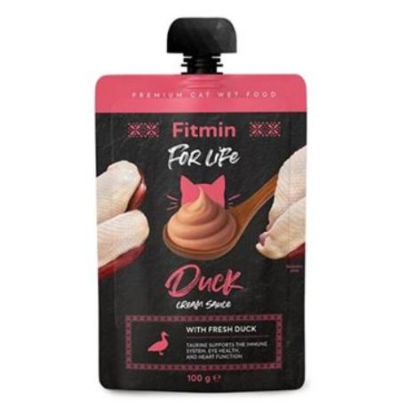 Fitmin For Life cat Cream sauce kachní kapsa 100g