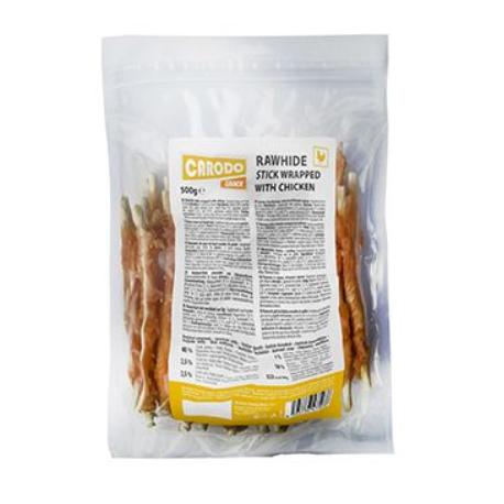 CARODO Dog poch. Kuřecí maso na bůvolí kůži 500g