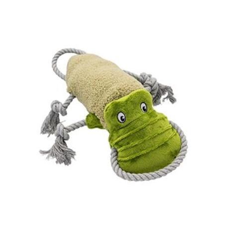 Hračka pes Krokodýl pískací, plyš 34cm HipHop