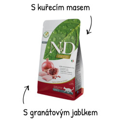 N&D PRIME CAT Adult Chicken & Pomegranate 10kg