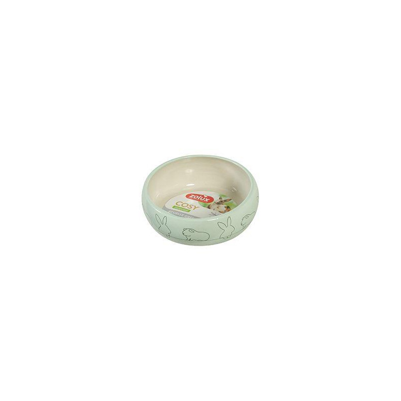 Miska keramická COSY hlodavec 250ml zelená Zolux