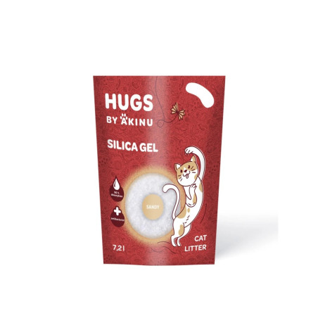 Akinu HAPPY CAT Sandy Silika gel stelivo 7,2l