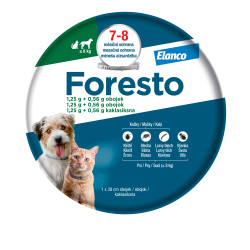 Foresto 38 obojek pro kočky a malé psy 1ks
