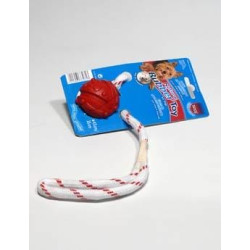 Hračka pes Míč plovoucí na šňůrce 4,5cm/35cm Trixie