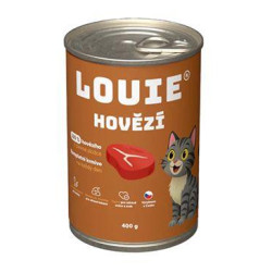 Louie Cat konz. Hovězí s prebiotiky 400g
