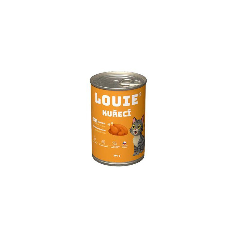 Louie Cat konz. Kuřecí s prebiotiky 400g