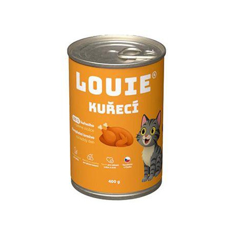 Louie Cat konz. Kuřecí s prebiotiky 400g