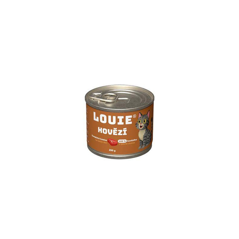 Louie Cat konz. Hovězí s prebiotiky 200g