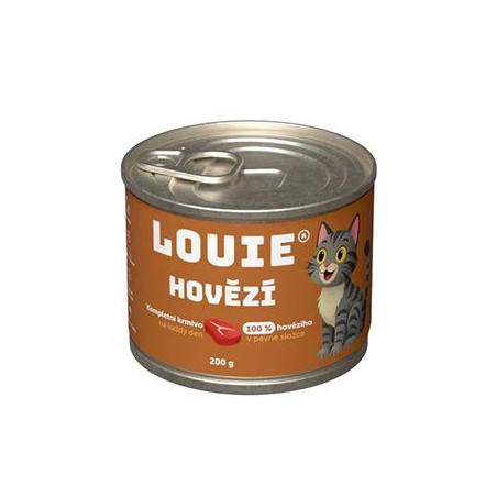 Louie Cat konz. Hovězí s prebiotiky 200g