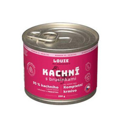 Louie Dog konz. Kachní s brusinkami a prebiotiky 200g