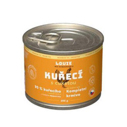Louie Dog konz. Kuřecí s cuketou a prebiotiky 200g
