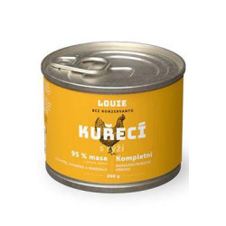 Louie Dog konz. Kuřecí s rýží a prebiotiky 200g