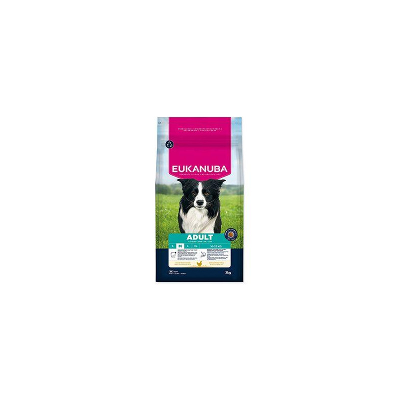 Eukanuba Dog Adult Medium rich in fresh Chicken 3kg