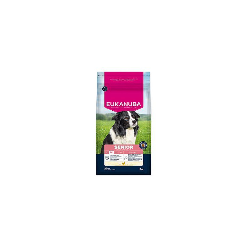 Eukanuba Dog Senior Medium rich in fresh Chicken 3kg