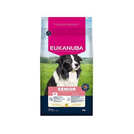 Eukanuba Dog Senior Medium rich in fresh Chicken 3kg