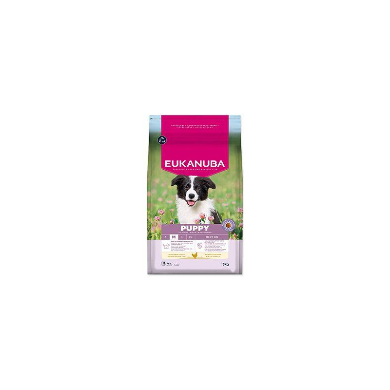 Eukanuba Dog Puppy Medium rich in fresh Chicken 3kg