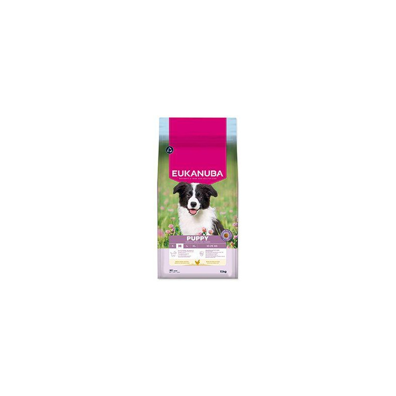 Eukanuba Dog Puppy Medium rich in fresh Chicken 15kg