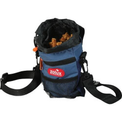 Kapsička na pamlsky BIVOUAK s popruhem modrá Zolux