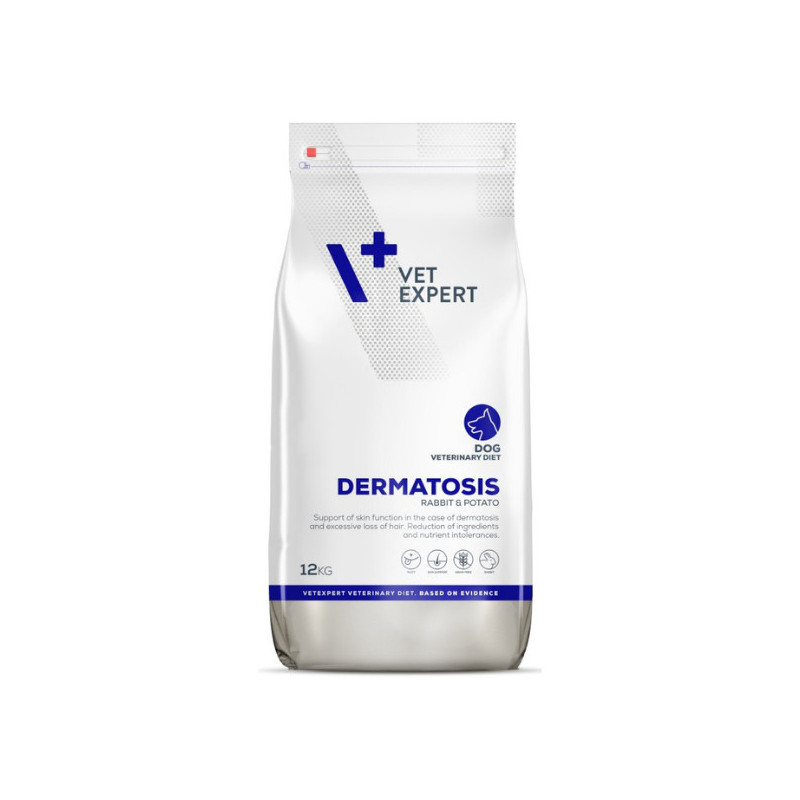 VetExpert VD 4T Dermatosis Dog Rabbit Potato 12kg