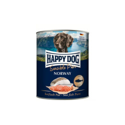 Happy Dog konz. Lachs Pur Norway losos 800g