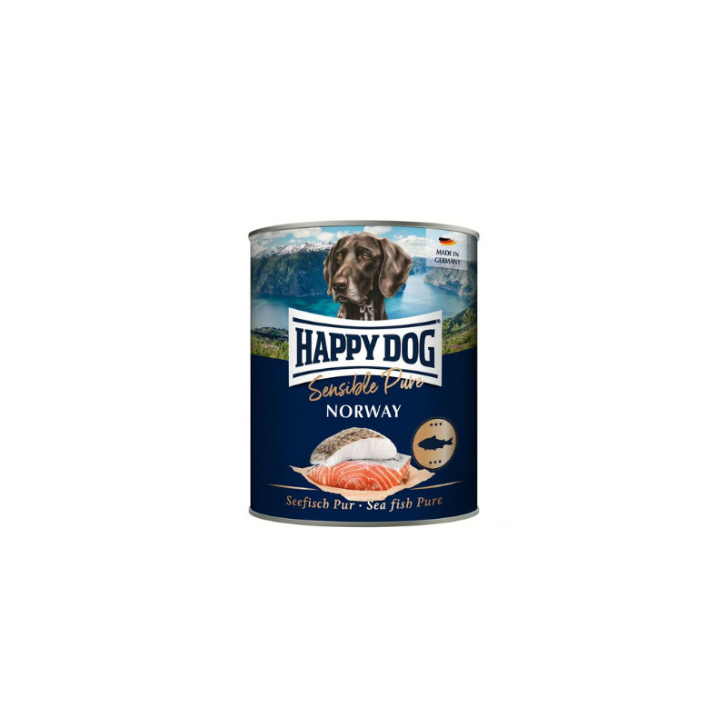 Happy Dog konz. Lachs Pur Norway losos 800g