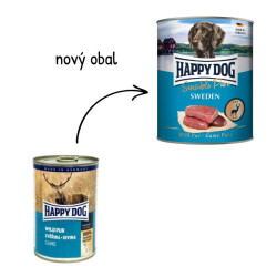 Happy Dog konz. Wild Pur Sweeden zvěřina 3x800g