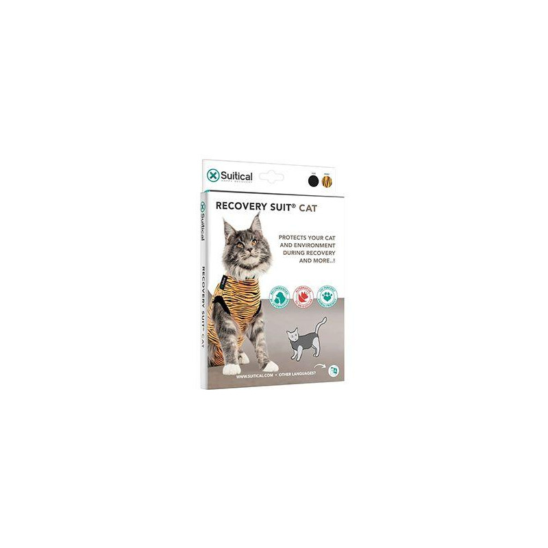 Obleček ochranný Suitical Cat TIGER 33cm XXS