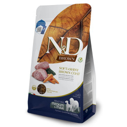 N&D BROWN DOG Adult M&L Lamb& Spirulina&Carrot 7kg