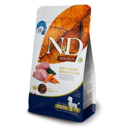 N&D BROWN DOG Adult Mini Lamb& Spirulina&Carrot 2kg