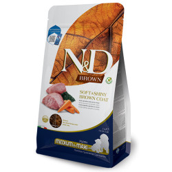 N&D Brown granule pro tmavá plemena psů