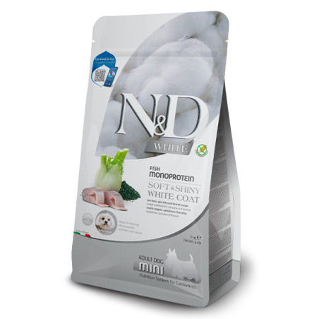 N&D WHITE Dog Adult Mini Sea Bass 5kg