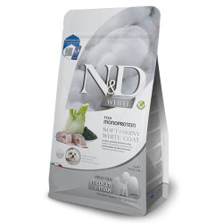 N&D WHITE Dog Adult M&L Sea Bass 7kg