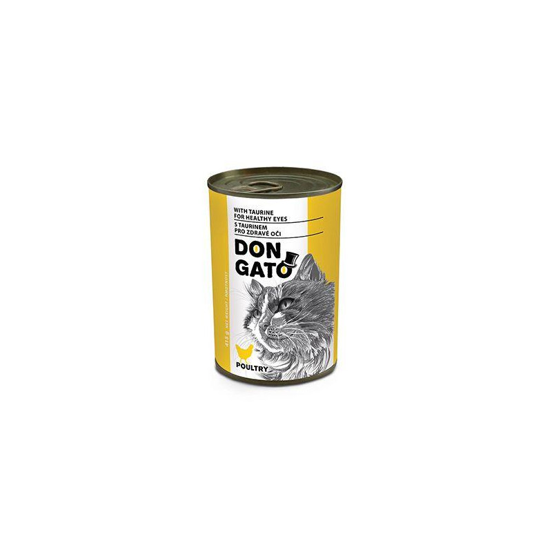 Don Gato cat konz. drůbeží 415g