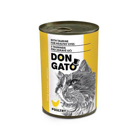 Don Gato cat konz. drůbeží 415g