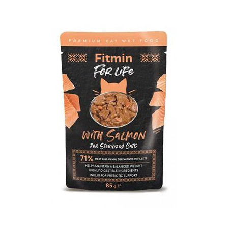 Fitmin FL cat kapsa Sterilized Lososová 85g